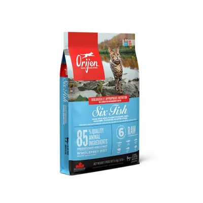 Orijen Cat Six Fish - суха храна за котки  с шест вида риба - 5.4 кг
