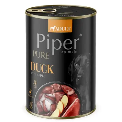 PIPER PURE Dog Adult - монопротеинова храна за кучета с патица и ябълки, 400 г
