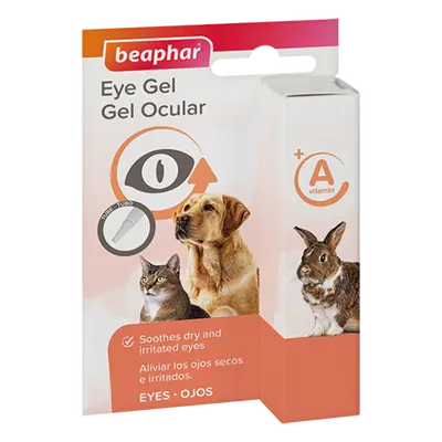 Beaphar  Eye Gel Ocular - овлажняващ и витализиращ гел за очи за кучета, котки и зайци, 5мл