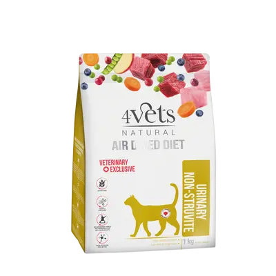 4vets Cat Natural суха храна за котки с уринарни проблеми, 1 кг