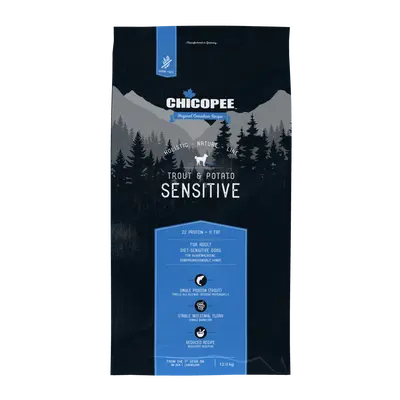 Chicopee  Dog HNL Sensitive за кучета с чувствителен стомах, пъстърва и картофи, 12кг