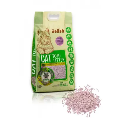 Relish Cat Tofu Litter котешка постелка тофу Лавандула 6 л.