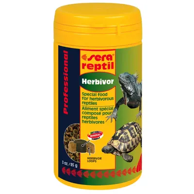 sera Reptil Professional Herbivor Nature за растителноядни, 250 мл