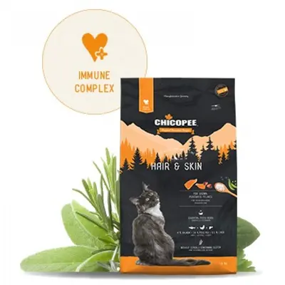 Chicopee  Cat Holistic NatLine Hair Skin 1,5 кг