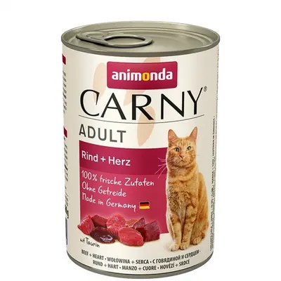 Animonda Carny Adult 400 г говеждо + сърца