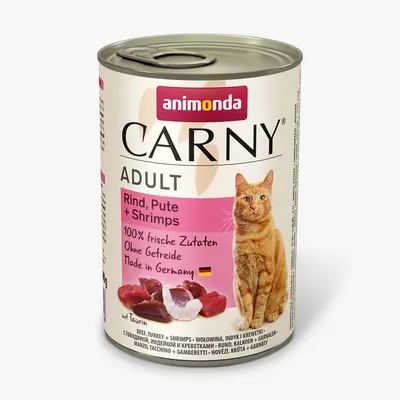 Animonda Carny Adult 400 г говеждо + пуйка + скариди