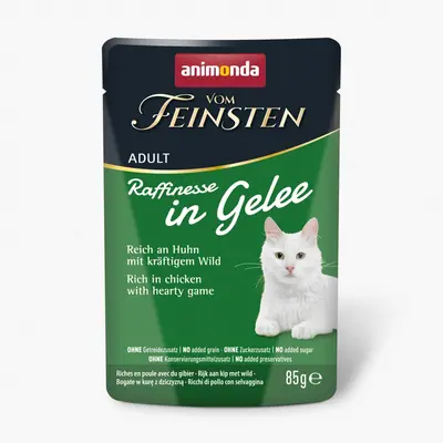 Animonda Vom Feinsten Raffinesse пауч за котки с пилешко и дивеч, 85 г