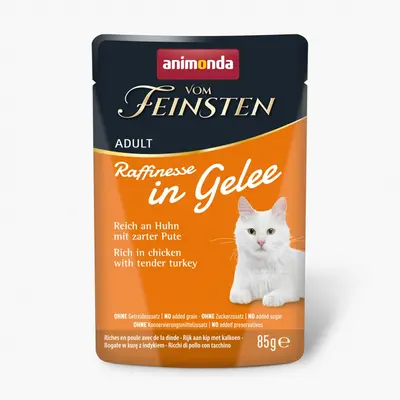 Animonda Vom Feinsten Raffinesse пауч за котки с пилешко и пуйка, 85 г