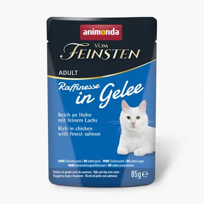 Animonda Vom Feinsten Raffinesse пауч за котки с пилешко и сьомга, 85 г