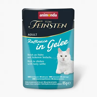 Animonda Vom Feinsten Raffinesse пауч за котки с пилешко и американска треска, 85 г
