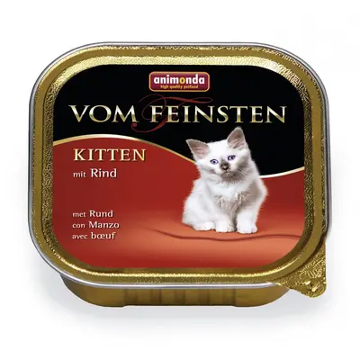 Animonda Vom Feinsten Kitten за малки котета с говеждо , 100 гр