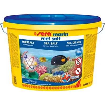sera marine reef salt 20 кг морска сол корали