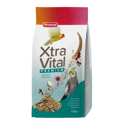 Beaphar  XtraVital премиум храна за средни папагали, плик, 1 кг