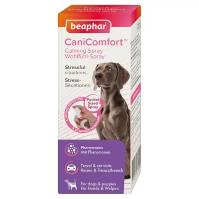 Beaphar  CaniComfort Spray - успокояващ спрей за кучета с феромони, 30 мл