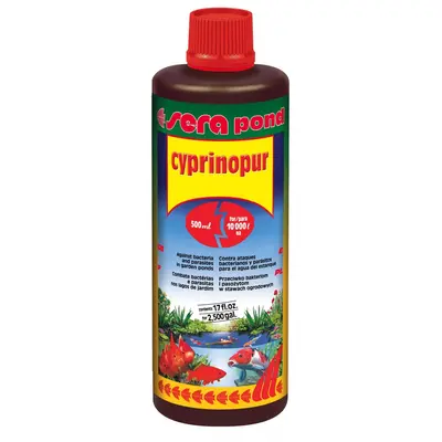 sera ciprinopur - пълноценна защита за езерни риби, 500 мл