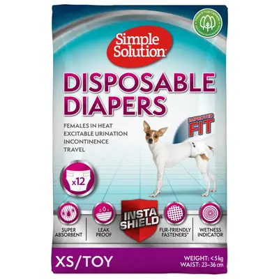 Simple Solution  памперс за женски кучета XS/Toy