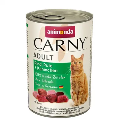Animonda Carny Adult говеждо + пуйка + заек 400 г