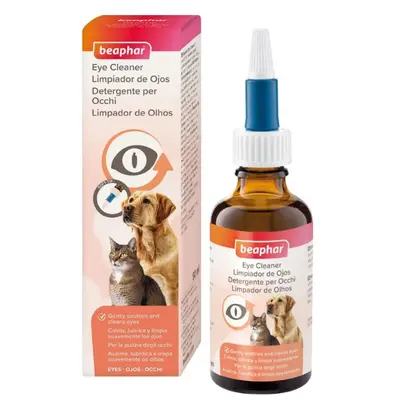 Beaphar Eye Cleaner - капки за очи за кучета и котки, 50 мл