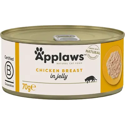 Applaws Chicken Breast in Jelly - Месни хапки - пилешко филе в желе, консерва за котки 70 г