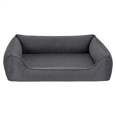 Pet Comfort Bravo легло за кучета и котки, с ортопедична пяна, тъмно сиво, M, 90х70 см