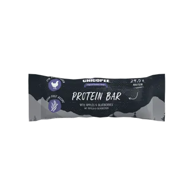 Chicopee  Protein Bar протеинов бар с пилешко, ябълки и боровинки, 9 см, 25 г