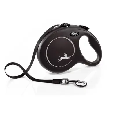 Flexi  Classic Long Medium – 8м въже, до 20 кг - цвят черен