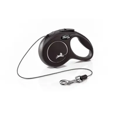Flexi  New Classic XS - 3м въже, до 8кг - цвят черен