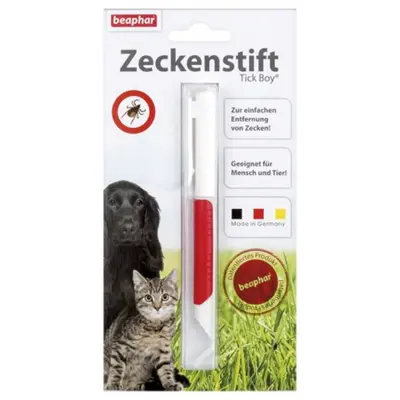 Beaphar  Tick Pen - патентована писалка за вадене на кърлежи, на блистер