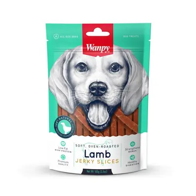 Wanpy Soft Lamb Jerky Slices 100 г - премиум клас филе агне слайс, печено на фурнa