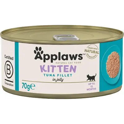 Applaws Kitten Tuna in Jelly - Месни хапки за котенца с риба тон в желе, консерва 70 г