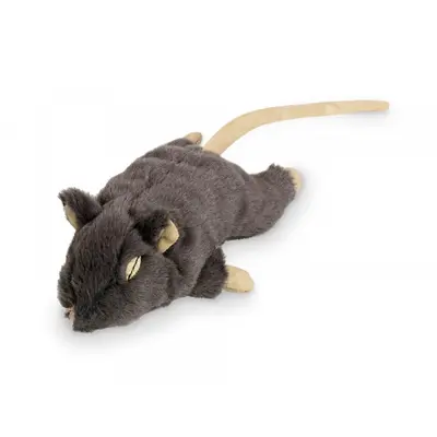 Nobby Plush mouse with catnip - играчка за котки с привличаща билка, плюшена мишка, 19 см, сива