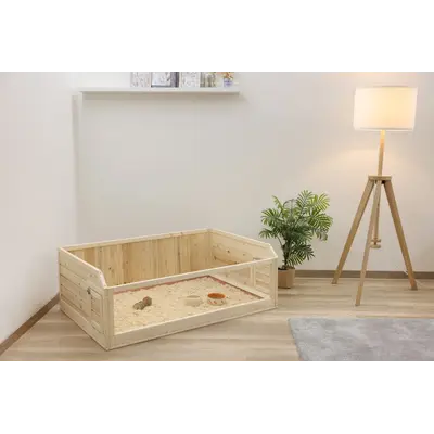 Kerbl Luxury wooden home for Guinea pigs - Луксозен дървен дом за  Морски свинчета и други малки животни - 114 / 76 / 40 см