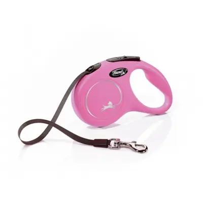 Flexi  New Classic XS - 3м лента, до 12кг - цвят розов