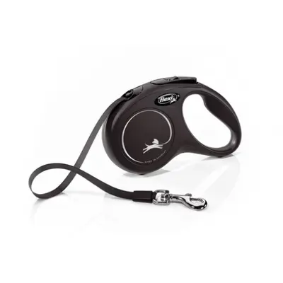 Flexi  New Classic XS - 3м лента, до 12кг - цвят черен