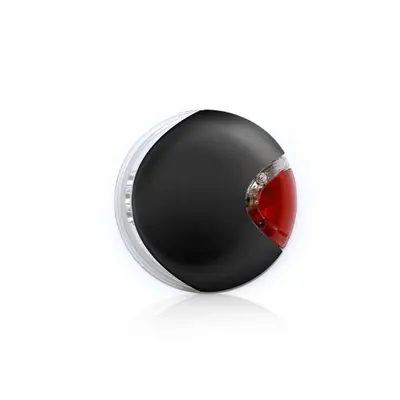 Flexi  LED осветление за повод черно - бяла и червена светлина