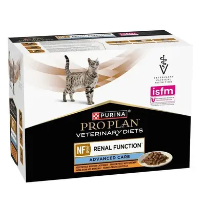 Purina Pro Plan Renal function NF - мокра храна за котки с хронична бъбречна недостатъчност, пауч 10 бр х 85 гр