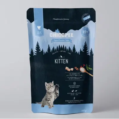 Chicopee Holistic Kitten - пълноценна суха храна за подрастващи котета до 12 месеца, 400 г