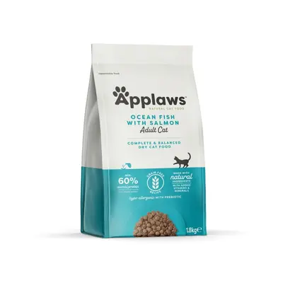 Applaws Cat Adult Ocean Fish & Salmon - Суха храна за котки с океански риби и сьомга - 350 г