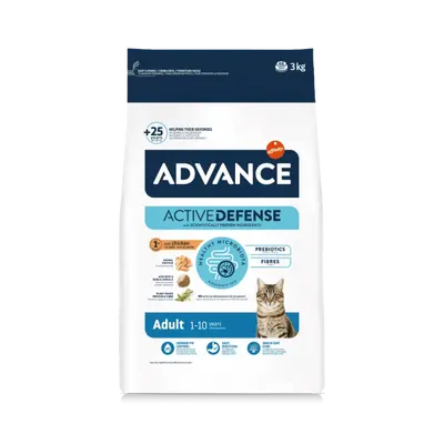 Advance Cat Adult - Суха храна за котки с пилешко и ориз - 3 кг