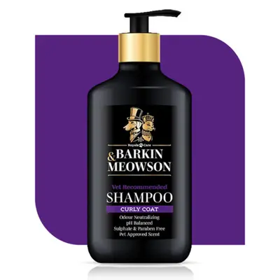 Barkin & Meowson – Шампоан за кучета с къдрава козина, 350мл.
