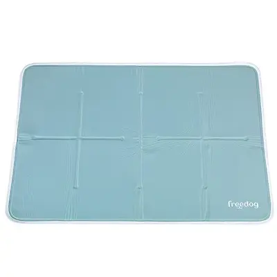 FreeDog Cool Bed Premium Silver - охлаждащо легло с гел - сребърно - 110х70 см