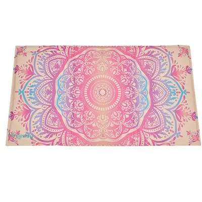 FreeDog Cool Bed Mandala Beige - охлаждащо легло с пяна - мандала бежово - 90х50 см