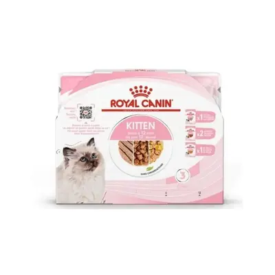 Royal Canin Kitten Multipack - Пълноценна мокра храна за котенца и бременни котки -  4х85 г