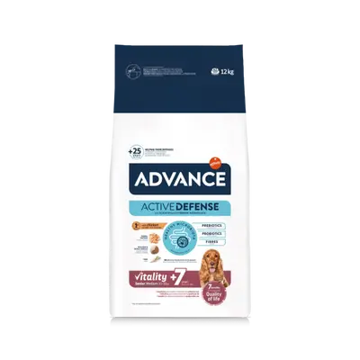 Advance Dog Vitality Senior Medium +7 - суха храна за средни породи кучета на възраст над 7 години с пилешко и ориз - 12 кг