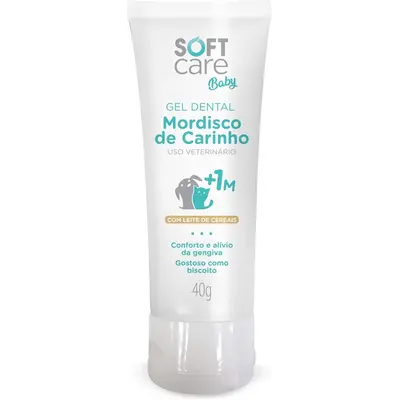 Soft Care Baby -  Дентален гел за кученца и котки - 40 г