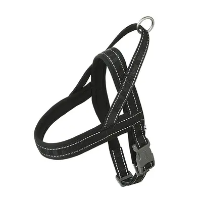 Hurtta Casual Harness ECO - Спортен нагръдник за куче - черен -70 см