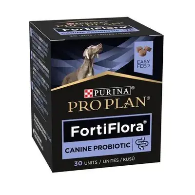 Purina Pro Plan Veterinary Diets  FortiFlora Canine Probiotic - пробиотични дъвчащи таблетки за кучета, 30 таблетки