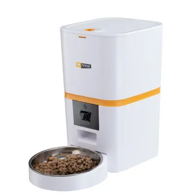Ferplast  Risto Pet Smart Feeder – Автоматичен диспенсър за суха храна за кучета и котки с управление чрез мобилно приложение