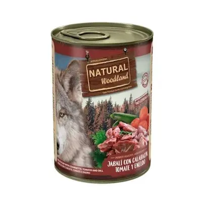 Natural Woodland Wild Boar - Kонсерва за куче с Диво Прасе с тиквички, домат и копър - 400 г