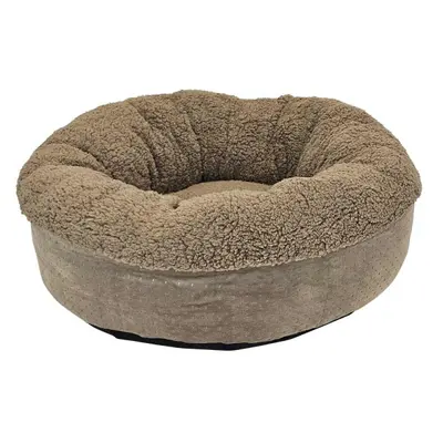 Nobby Comfort bed donut Classic TEDDY - Легло тип поничка за кучета и котки, бежово - ф70